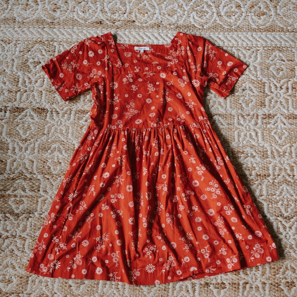 Madewell Allie mini dress in cottage floral